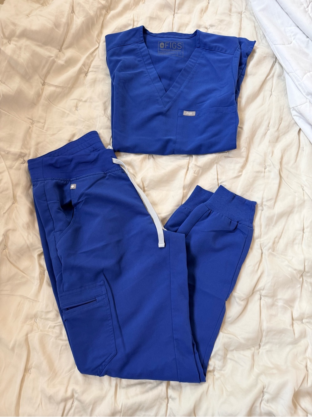 Figs womens Winning Blue Scrub set